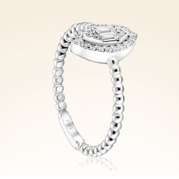 0,21 Karat Baget Pırlanta Yüzük - Pare Pırlanta