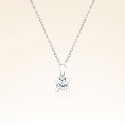 0,21 Karat Tektaş Pırlanta Kolye - Pare Pırlanta