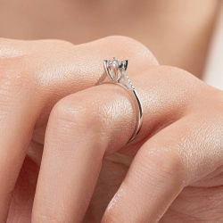 0,22 Karat Coronet Pırlanta Yüzük - 6