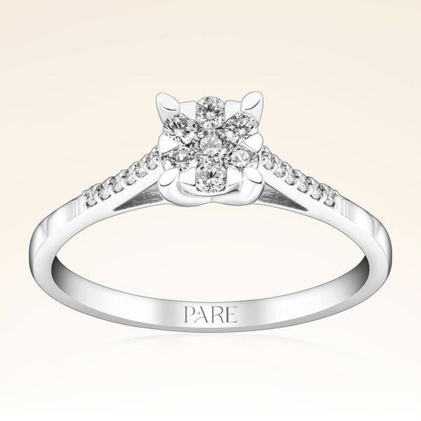 0,22 Karat Coronet Pırlanta Yüzük - Pare Pırlanta