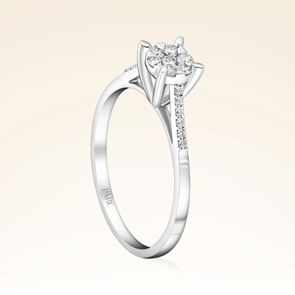 0,22 Karat Coronet Pırlanta Yüzük - Pare Pırlanta