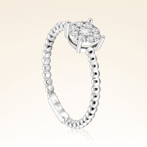 0,22 Karat Pırlanta Trend Yüzük - Pare Pırlanta