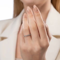 0,23 Karat Pırlanta Taşlı Yüzük - 4