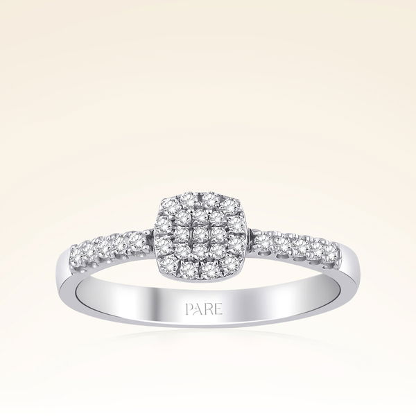 0,23 Karat Pırlanta Fantezi Tasarım Yüzük - Pare Pırlanta