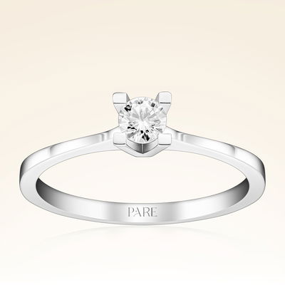 0,23 Karat Tektaş Pırlanta Yüzük - Pare Pırlanta