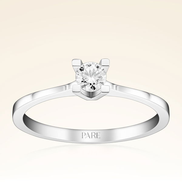 0,23 Karat Tektaş Pırlanta Yüzük - Pare Pırlanta