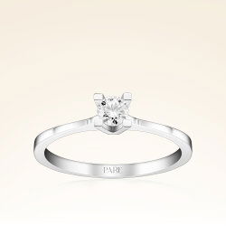 0,23 Karat Tektaş Pırlanta Yüzük - 1