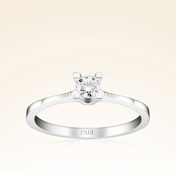0,23 Karat Tektaş Pırlanta Yüzük - Pare Pırlanta