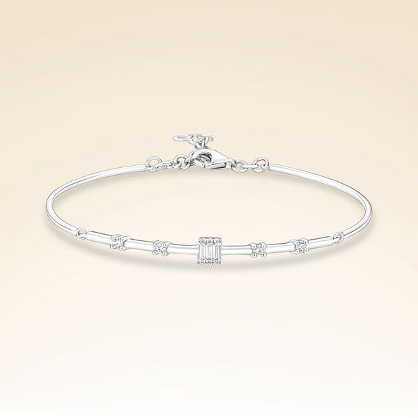 0,24 Karat Baget Pırlanta Bileklik - Pare Pırlanta