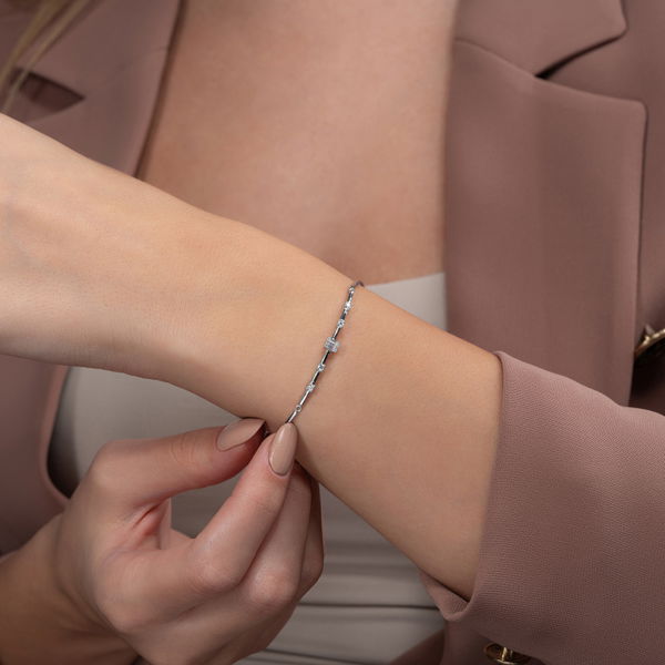 0,24 Karat Baget Pırlanta Bileklik - Pare Pırlanta