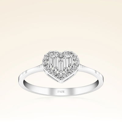 0,24 Karat Baget Pırlanta Yüzük - Pare Pırlanta