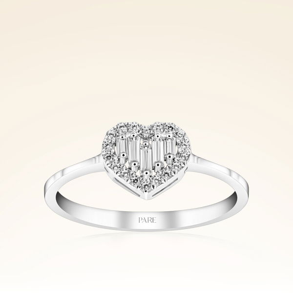 0,24 Karat Baget Pırlanta Yüzük - Pare Pırlanta