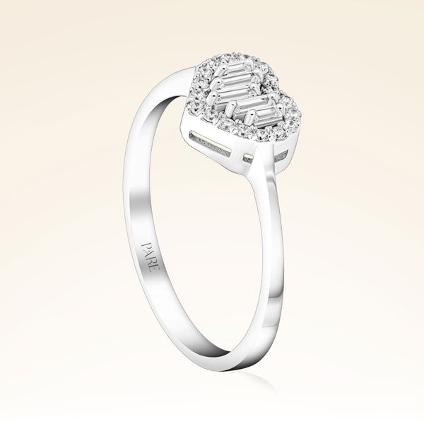 0,24 Karat Baget Pırlanta Yüzük - Pare Pırlanta