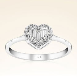 0,24 Karat Baget Pırlanta Yüzük - PR00083-8 - 1