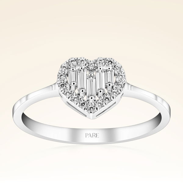 0,24 Karat Baget Pırlanta Yüzük - Pare Pırlanta