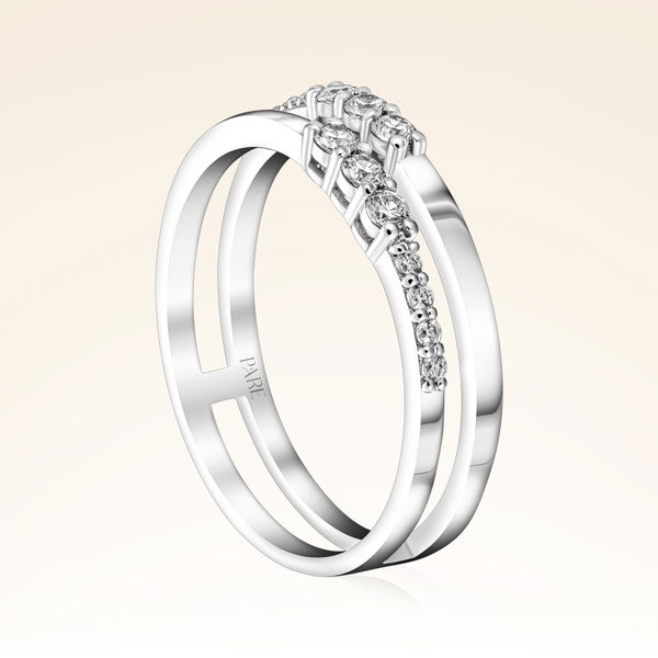 0,24 Karat Fantezi Pırlanta Yüzük - Pare Pırlanta