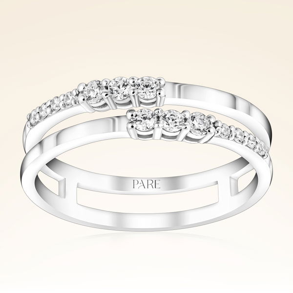 0,24 Karat Fantezi Pırlanta Yüzük - Pare Pırlanta