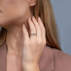 0,24 Karat Fantezi Pırlanta Yüzük - PR00612 - 3