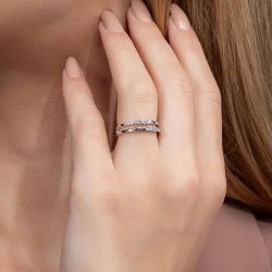 0,24 Karat Fantezi Pırlanta Yüzük - PR00612 - 4