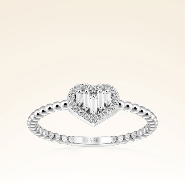 0,24 Karat Baget Pırlanta Yüzük - Pare Pırlanta