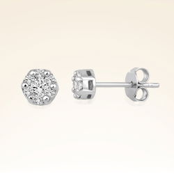 0,24 Karat Tektaş Pırlanta Küpe - PR00603 - 1
