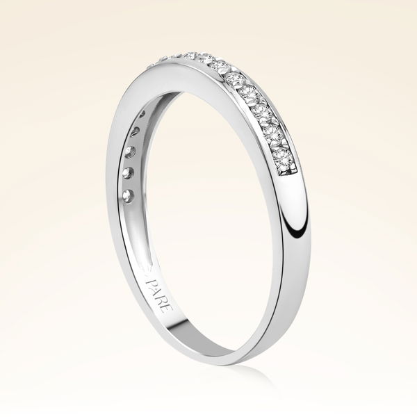 0,24 Karat Yarımtur Pırlanta Yüzük - Pare Pırlanta