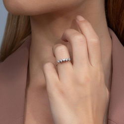 0,20 Karat Beştaş Pırlanta Yüzük - PR00788 - 4