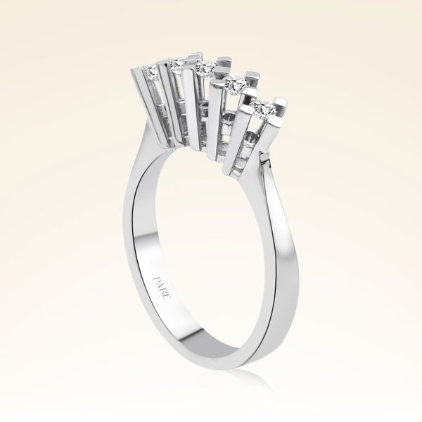 0,25 Karat Beştaş Pırlanta Yüzük - Pare Pırlanta