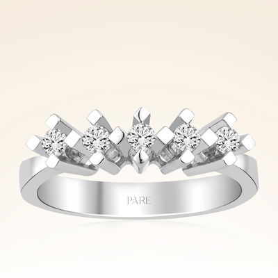 0,25 Karat Beştaş Pırlanta Yüzük - Pare Pırlanta