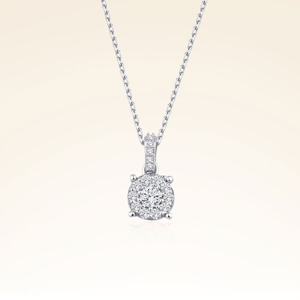 0,25 Karat Coronet Pırlanta Kolye - Pare Pırlanta