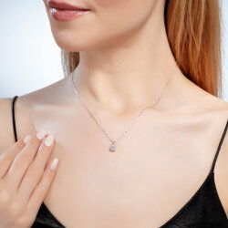 0,25 Karat Coronet Pırlanta Kolye - 2