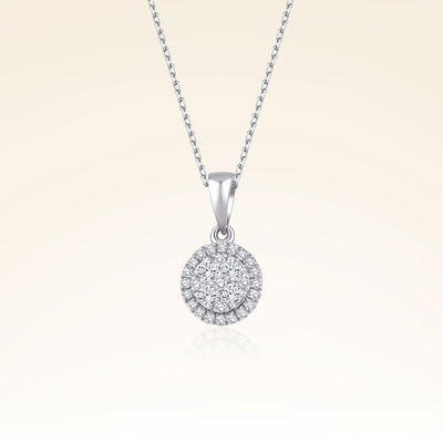 0,25 Karat Fantezi Pırlanta Kolye - Pare Pırlanta