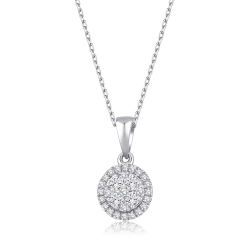 0,25 Karat Fantezi Pırlanta Kolye - PR00739 - 1