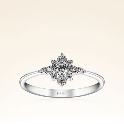 0,25 Karat Fantezi Pırlanta Yüzük - Pare Pırlanta