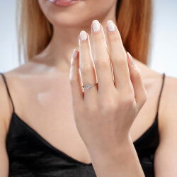 0,25 Karat Fantezi Pırlanta Yüzük - 3