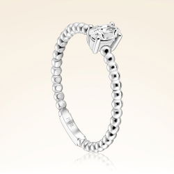 0,25 Karat Oval Tektaş Pırlanta Yüzük - PR00096 - 2
