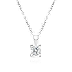 0,25 Karat Tektaş Pırlanta Kolye - PR00463 - 1