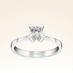 0,25 Karat Tektaş Pırlanta Yüzük - 1