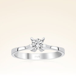 0,25 Karat Tektaş Pırlanta Yüzük - 1