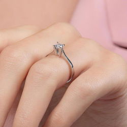 0,25 Karat Tektaş Pırlanta Yüzük - PR00280 - 7