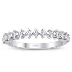 0,25 Karat Pırlanta Yarımtur Yüzük - PR01310 - 1