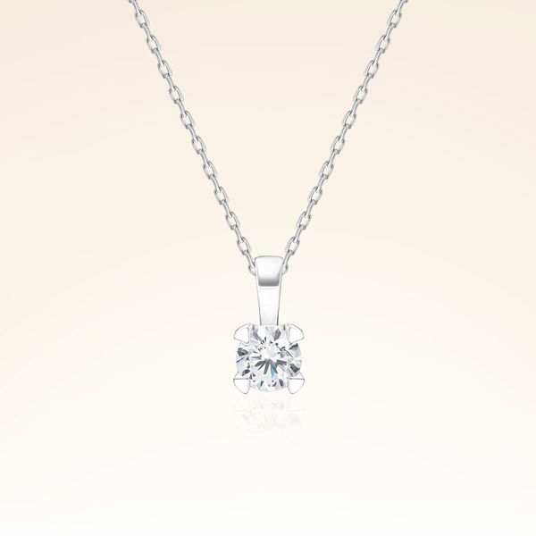 0,25 Karat Tektaş Pırlanta Kolye - Pare Pırlanta