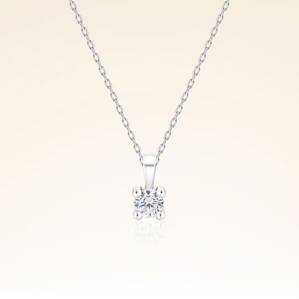 0,25 Karat Tektaş Pırlanta Kolye - Pare Pırlanta