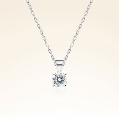 0,25 Karat Tektaş Pırlanta Kolye - Pare Pırlanta