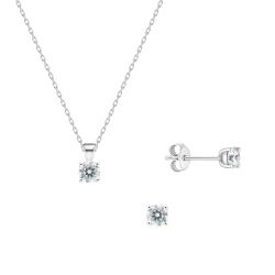 0,25 Karat Tektaş Pırlanta Set - PRS0032 - 1