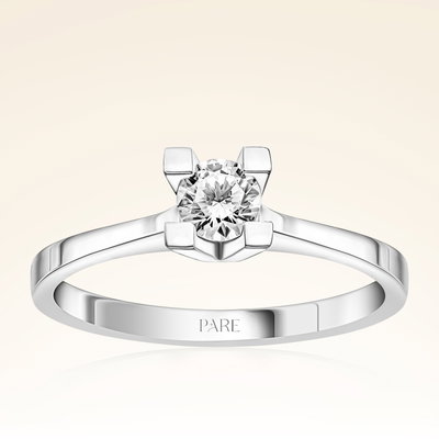 0,25 Karat Tektaş Pırlanta Yüzük - Pare Pırlanta