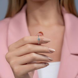 0,25 Karat Tektaş Pırlanta Yüzük - 3