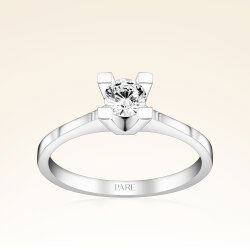 0,25 Karat Tektaş Pırlanta Yüzük - 1