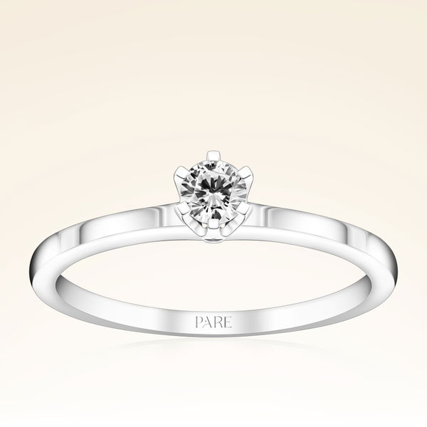 0,25 Karat Tektaş Pırlanta Yüzük - Pare Pırlanta