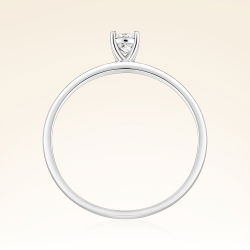 0,25 Karat Oval Tektaş Pırlanta Yüzük - PR01025 - 3